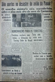Página do jornal Unitário de agosto de 1941