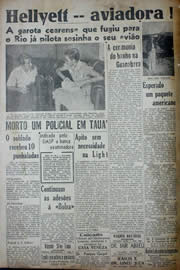Página do jornal Unitário de agosto de 1941