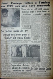 Página do jornal Unitário de agosto de 1941
