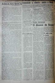 Página do jornal Unitário de agosto de 1941