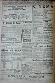 Página do jornal Unitário de agosto de 1941