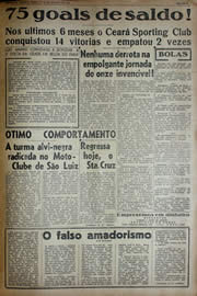 Página do jornal Unitário de agosto de 1941