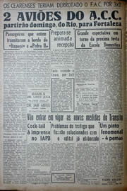Página do jornal Unitário de agosto de 1941