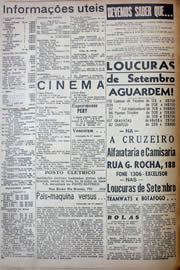 Página do jornal Unitário de setembro de 1941