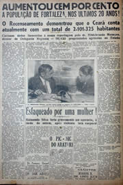 Página do jornal Unitário de setembro de 1941
