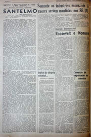 Página do jornal Unitário de setembro de 1941