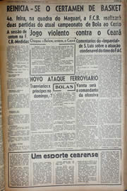 Página do jornal Unitário de setembro de 1941