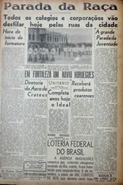 Página do jornal Unitário de setembro de 1941