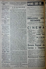 Página do jornal Unitário de setembro de 1941