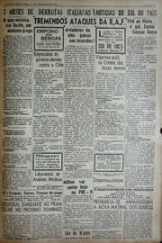 Página do jornal Unitário de setembro de 1941