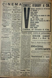 Página do jornal Unitário de setembro de 1941