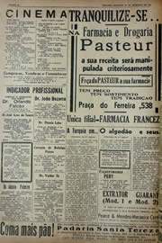 Página do jornal Unitário de setembro de 1941