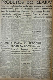 Página do jornal Unitário de setembro de 1941