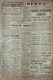 Página do jornal Unitário de setembro de 1941