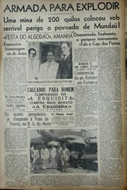 Página do jornal Unitário de setembro de 1941