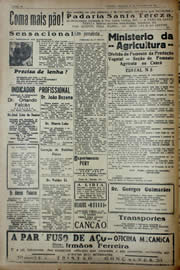 Página do jornal Unitário de setembro de 1941