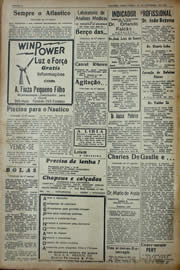 Página do jornal Unitário de setembro de 1941