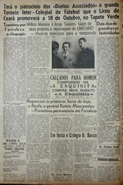 Página do jornal Unitário de outubro de 1941