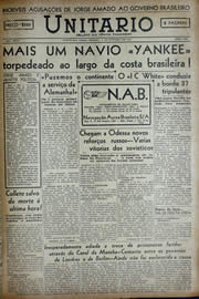 Página do jornal Unitário de outubro de 1941