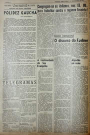 Página do jornal Unitário de outubro de 1941