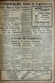 Página do jornal Unitário de outubro de 1941