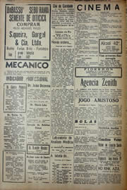 Página do jornal Unitário de outubro de 1941