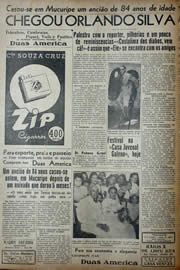 Página do jornal Unitário de outubro de 1941