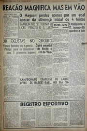 Página do jornal Unitário de outubro de 1941