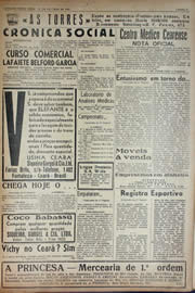 Página do jornal Unitário de outubro de 1941