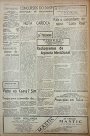 Página do jornal Unitário de outubro de 1941