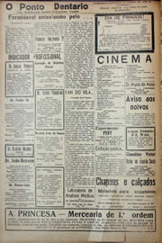 Página do jornal Unitário de outubro de 1941