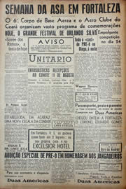 Página do jornal Unitário de outubro de 1941