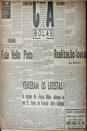 Página do jornal Unitário de outubro de 1941
