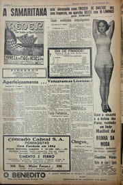 Página do jornal Unitário de outubro de 1941