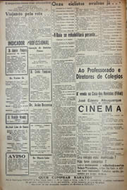 Página do jornal Unitário de outubro de 1941