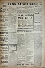 Página do jornal Unitário de outubro de 1941