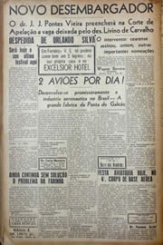 Página do jornal Unitário de outubro de 1941