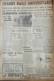Página do jornal Unitário de outubro de 1941