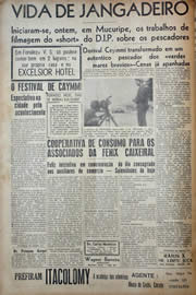 Página do jornal Unitário de outubro de 1941