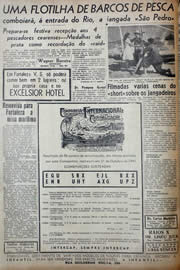 Página do jornal Unitário de novembro de 1941