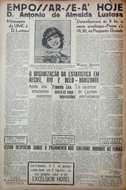 Página do jornal Unitário de novembro de 1941