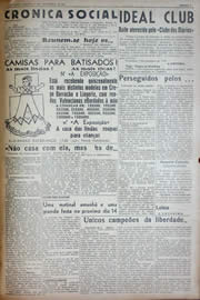 Página do jornal Unitário de novembro de 1941