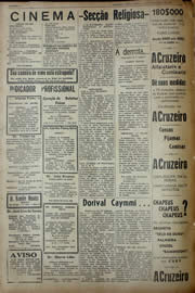 Página do jornal Unitário de novembro de 1941