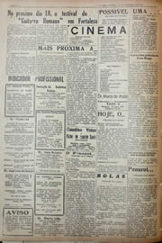 Página do jornal Unitário de novembro de 1941