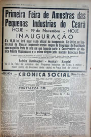 Página do jornal Unitário de novembro de 1941