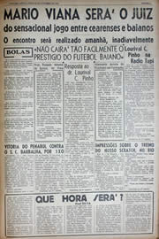 Página do jornal Unitário de novembro de 1941