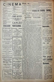 Página do jornal Unitário de novembro de 1941