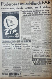 Página do jornal Unitário de novembro de 1941