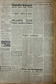 Página do jornal Unitário de novembro de 1941