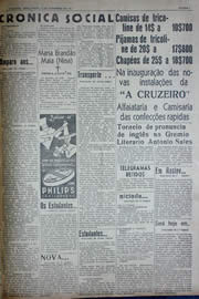 Página do jornal Unitário de novembro de 1941